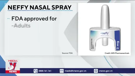 Mỹ phê duyệt loại thuốc xịt mũi đầu tiên điều trị sốc phản vệ