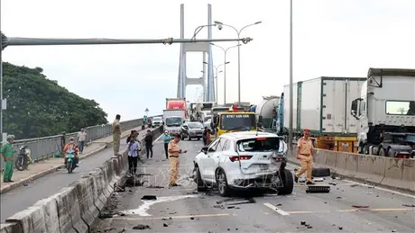 Khởi tố tài xế xe tải gây tai nạn liên hoàn trên cầu Phú Mỹ