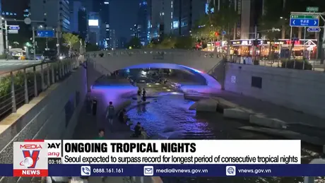 Hàn Quốc ghi nhận kỷ lục về chuỗi đêm nhiệt đới