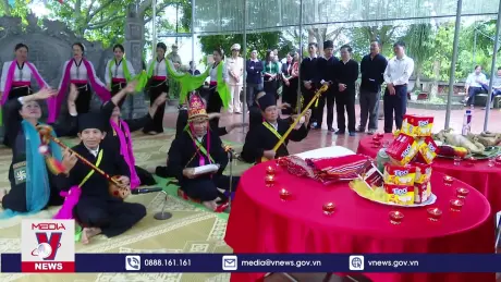 Nghi lễ Tết Xíp xí của người Thái trắng là Di sản Văn hóa phi vật thể Quốc gia