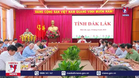Thủ tướng Phạm Minh Chính làm việc với Ban Thường vụ tỉnh Đắk Lắk
