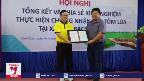 Vùng chuyên canh lúa – tôm ở Cà Mau được trao chứng nhận BAP