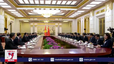 Tổng Bí thư, Chủ tịch nước Tô Lâm hội kiến Chủ tịch Chính hiệp toàn quốc Trung Quốc