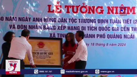 Đền thờ anh hùng Trương Định được xếp hạng di tích quốc gia