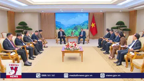 Thủ tướng tiếp Bộ trưởng Bộ Kế hoạch và Đầu tư Lào