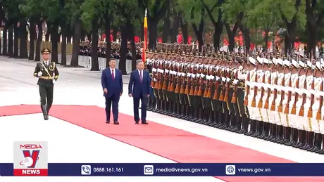 Tổng Bí thư, Chủ tịch nước Trung Quốc chủ trì Lễ đón chính thức Tổng Bí thư, Chủ tịch nước Tô Lâm