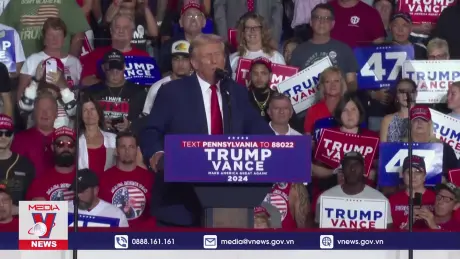 Bà K.Harris và ông D.Trump cùng vận động tranh cử tại Pennsylvania