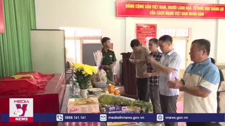 Bình Phước quy tập nhiều hài cốt liệt sĩ tại Sân bay Quân sự Lộc Ninh