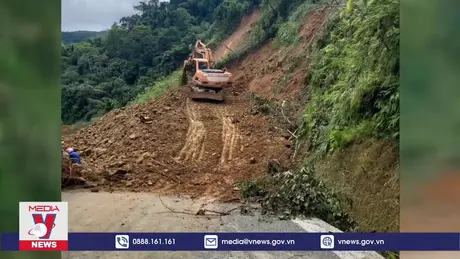 Quốc lộ 4H sạt lở lớn, chia cắt Lai Châu và Điện Biên