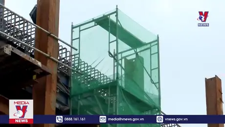 Nỗ lực đẩy nhanh tiến độ trên công trường cầu Đại Ngãi