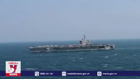 Nhóm tác chiến tàu sân bay Mỹ hiện diện tại Trung Đông