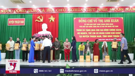 Phó Chủ tịch nước thăm và làm việc tại Ninh Thuận