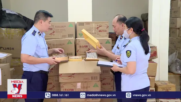 Bánh trung thu nhập lậu không hoá đơn chứng từ