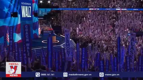 Ông Tim Walz chấp nhận đề cử của đảng Dân chủ