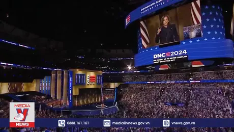 Bà K.Harris chính thức trở thành ứng cử viên Tổng thống của đảng Dân chủ