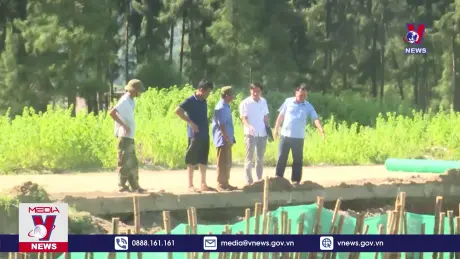 Thanh Hóa công bố tình huống khẩn cấp xâm thực bờ biển