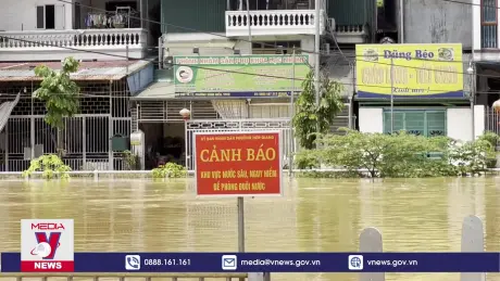 Mưa lớn gây ngập úng, sạt lở tại Cao Bằng