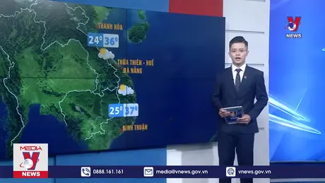 Dự báo thời tiết ngày 25/8