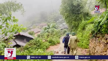 Hà Giang di dời khẩn cấp 14 hộ dân đến nơi an toàn 