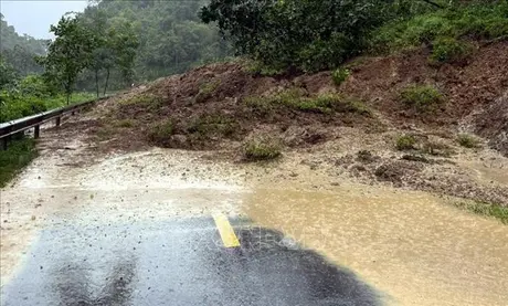 Mưa lớn, sạt lở đất gây thiệt hại lớn tại Bắc Kạn