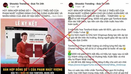 Cảnh báo lừa đảo mạo danh người nổi tiếng bán hàng trục lợi trên mạng xã hội