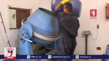 Công ty Ai Cập biến rác thải nhựa thành vật liệu xây dựng