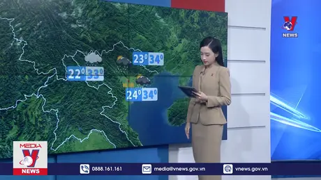 Dự báo thời tiết ngày 26/8/2024