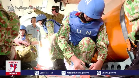 Việt Nam bước đầu tự chủ huấn luyện về Gìn giữ hòa bình Liên hợp quốc