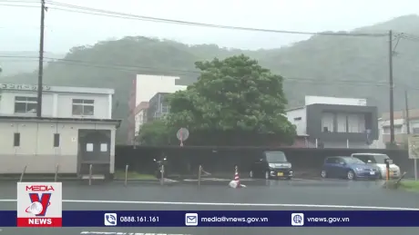 Siêu bão Shanshan tiến vào Nhật Bản