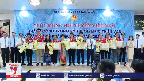 Việt Nam đoạt 5 huy chương tại Olympic Thiên Văn và Vật lý Thiên văn quốc tế