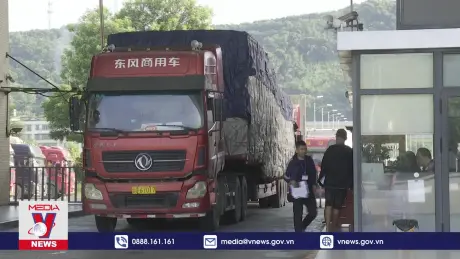 Xuất nhập khẩu nông sản qua cửa khẩu Lào Cai tăng mạnh