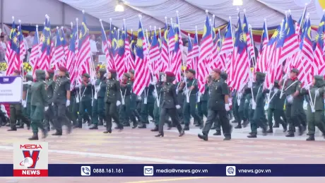 Rực rỡ lễ diễu hành mừng ngày Quốc khánh Malaysia