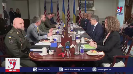 Bộ trưởng Quốc phòng Mỹ và Ukraine hội đàm