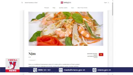 Món ăn Việt Nam lọt top món trộn ngon nhất châu Á