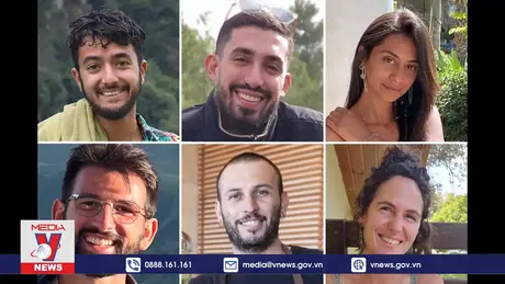 Israel phát hiện thi thể 6 con tin ở Gaza