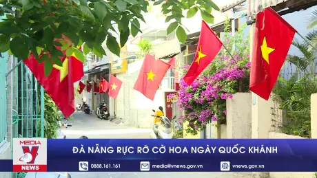 Đà Nẵng rực rỡ cờ hoa mừng Quốc khánh