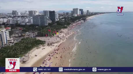 Du lịch Bà Rịa-Vũng Tàu đón 565 nghìn lượt khách dịp Lễ Quốc khánh.mp4