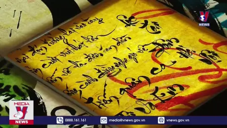 Triển lãm thư pháp ‘Nghiên bút còn thơm’