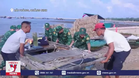 BĐBP Biên phòng Hải Phòng, Quảng Ninh chủ động phòng chống cơn bão số 3