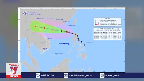 Bão số 3 gây mưa lớn cho đất liền các tỉnh Bắc Bộ vào cuối tuần này