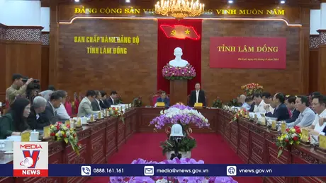 Phó Thủ tướng Trần Hồng Hà làm việc với tỉnh Lâm Đồng về các dự án cao tốc