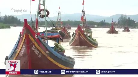 Nghệ An cấm biển từ 5 giờ ngày 6/9