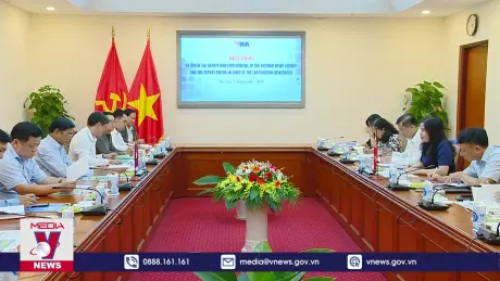 Trao đổi kinh nghiệm chuyển đổi số giữa Báo Pasaxon và TTXVN 