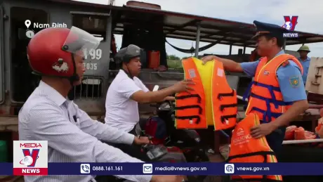 Nam Định đảm bảo an toàn các bến phà, cầu phao trước cơn bão số 3