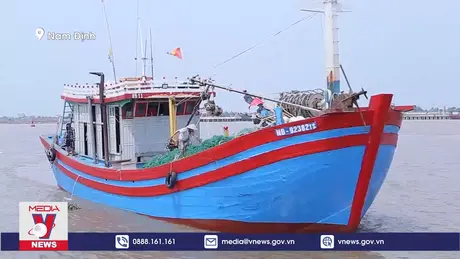 100% tàu thuyền tại Nam Định đã về nơi tránh trú bão an toàn