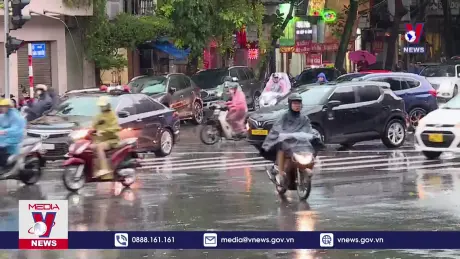 Cảnh báo mưa dông mạnh vào tối và đêm nay tại Bắc Bộ