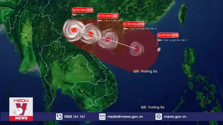 Siêu bão Yagi với nhiều cột mốc đặc biệt