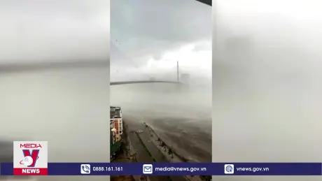 Cộng đồng mạng chia sẻ hình ảnh thiệt hại do bão số 3