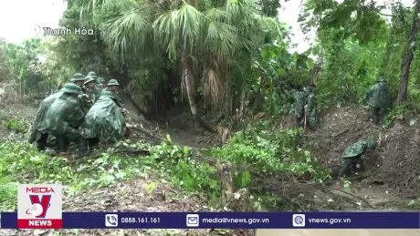 Thanh Hóa huy động gần 18.000 bộ đội ứng phó với bão