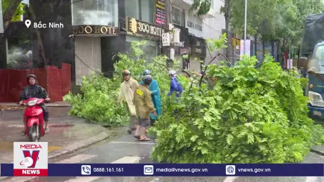 Bắc Ninh có những thiệt hại ban đầu do bão số 3